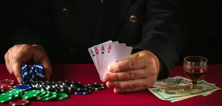 What constitutes a “Four of a Kind” in poker, and what are the strategies for playing this hand effectively?