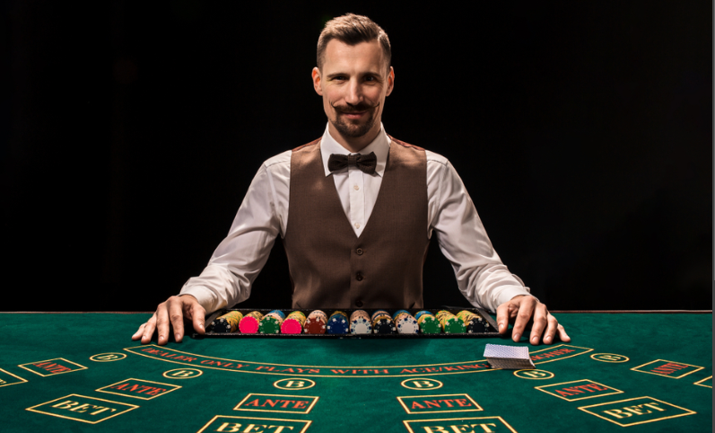 What is the role of a professional gambler?