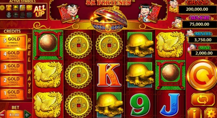 Exploring the Popularity of 88 Fortunes and Asian-Themed Online Slots.